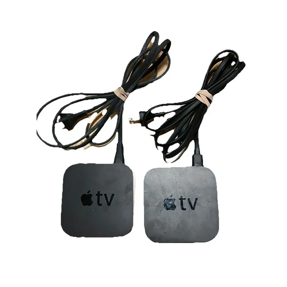 LOT OF 2 Apple TV A1469‎ 3rd Gen 1080p HD Ethernet Media Streamers No Remotes